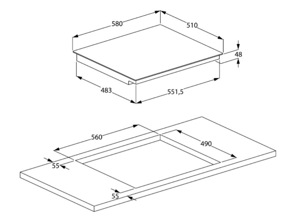Купить Индукционная варочная панель BEKO HII 64800 FHT — Фото 5