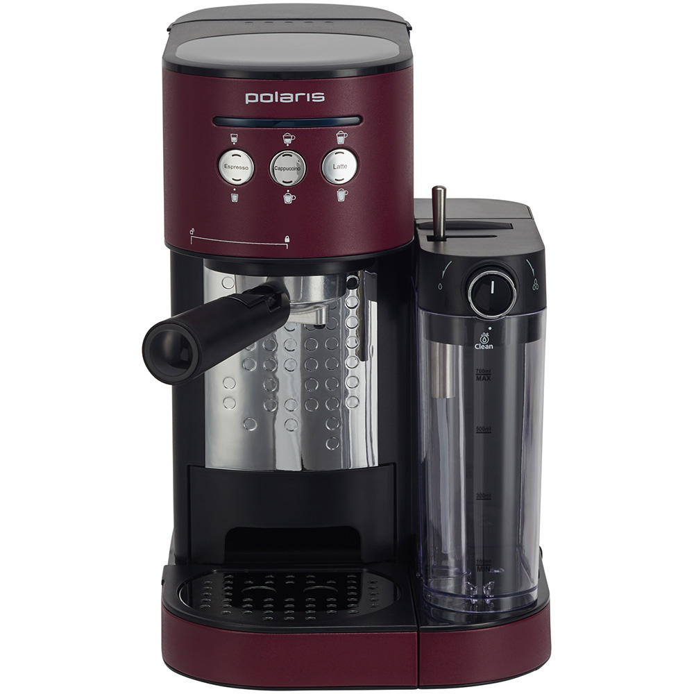 Купить Кофемашина POLARIS PCM 1525E Adore Cappuccino, бордо — Фото 7