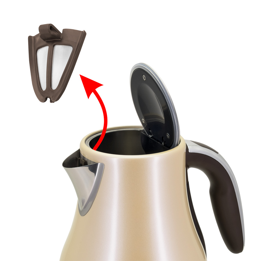 Купить Чайник MAUNFELD MFK-794BG бежевый — Фото 3