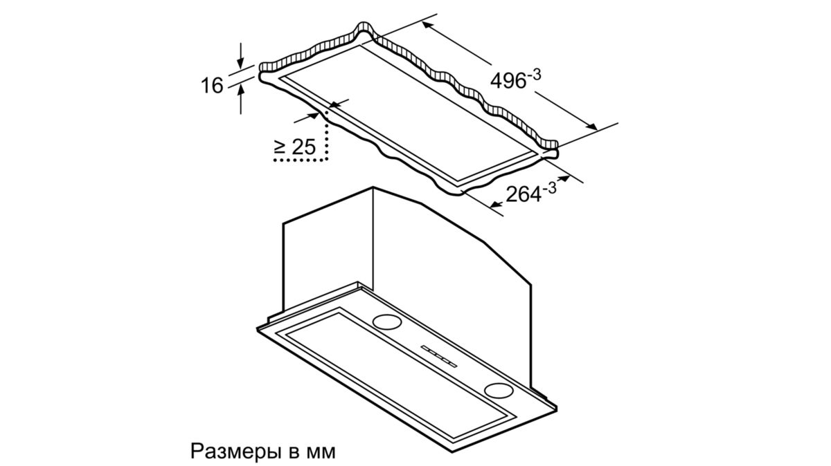 Купить Вытяжка встраиваемая Neff D55ML66N1 — Фото 3