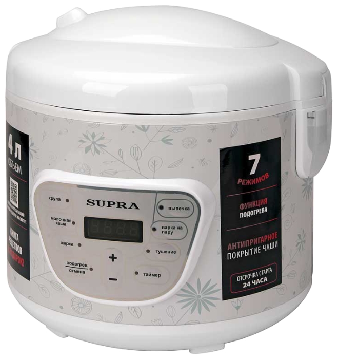 Мультиварка SUPRA MCS-4704																		 — описание, фото, цены в интернет-магазине PT Stores