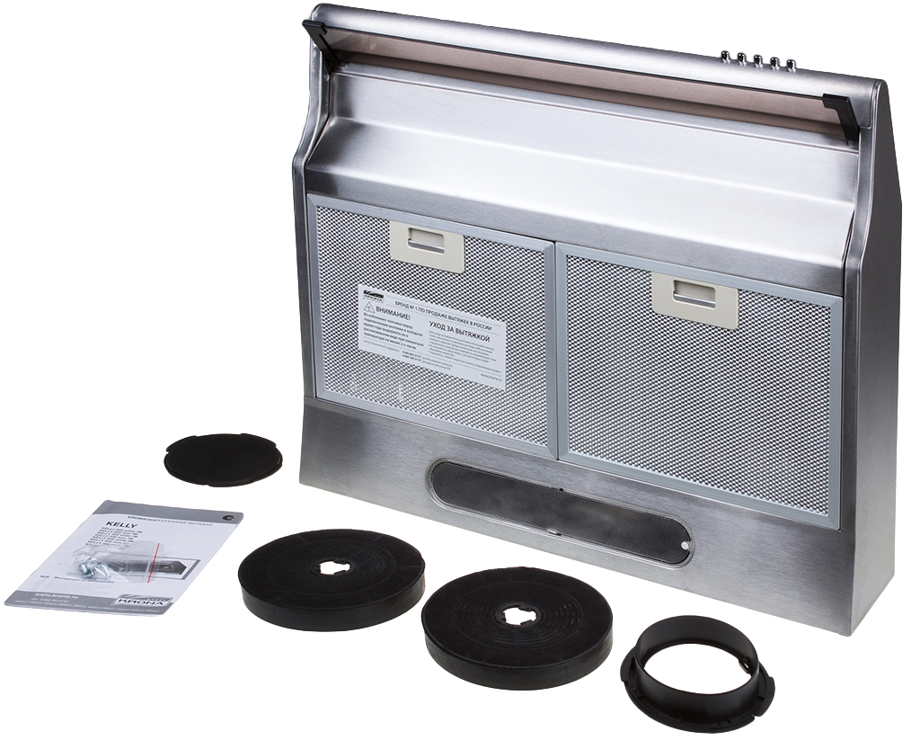 Купить Плоская вытяжка KRONA KELLY 600 inox 1M (фильтр в комплекте) — Фото 2