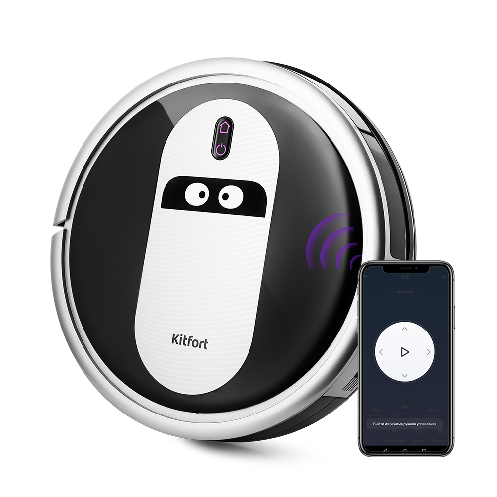 Робот-пылесос Kitfort КТ-5114																		 — описание, фото, цены в интернет-магазине PT Stores
