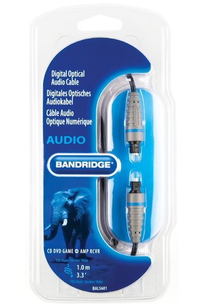  BANDRIDGE BAL5601 Toslink 1m																		 — описание, фото, цены в интернет-магазине PT Stores