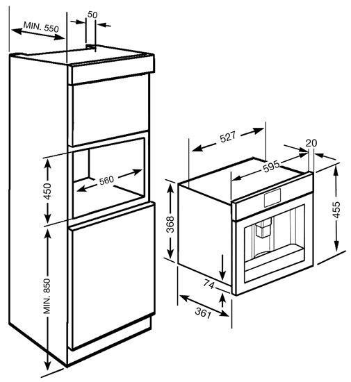 Купить Встраиваемая кофемашина SMEG CMSC451 — Фото 2