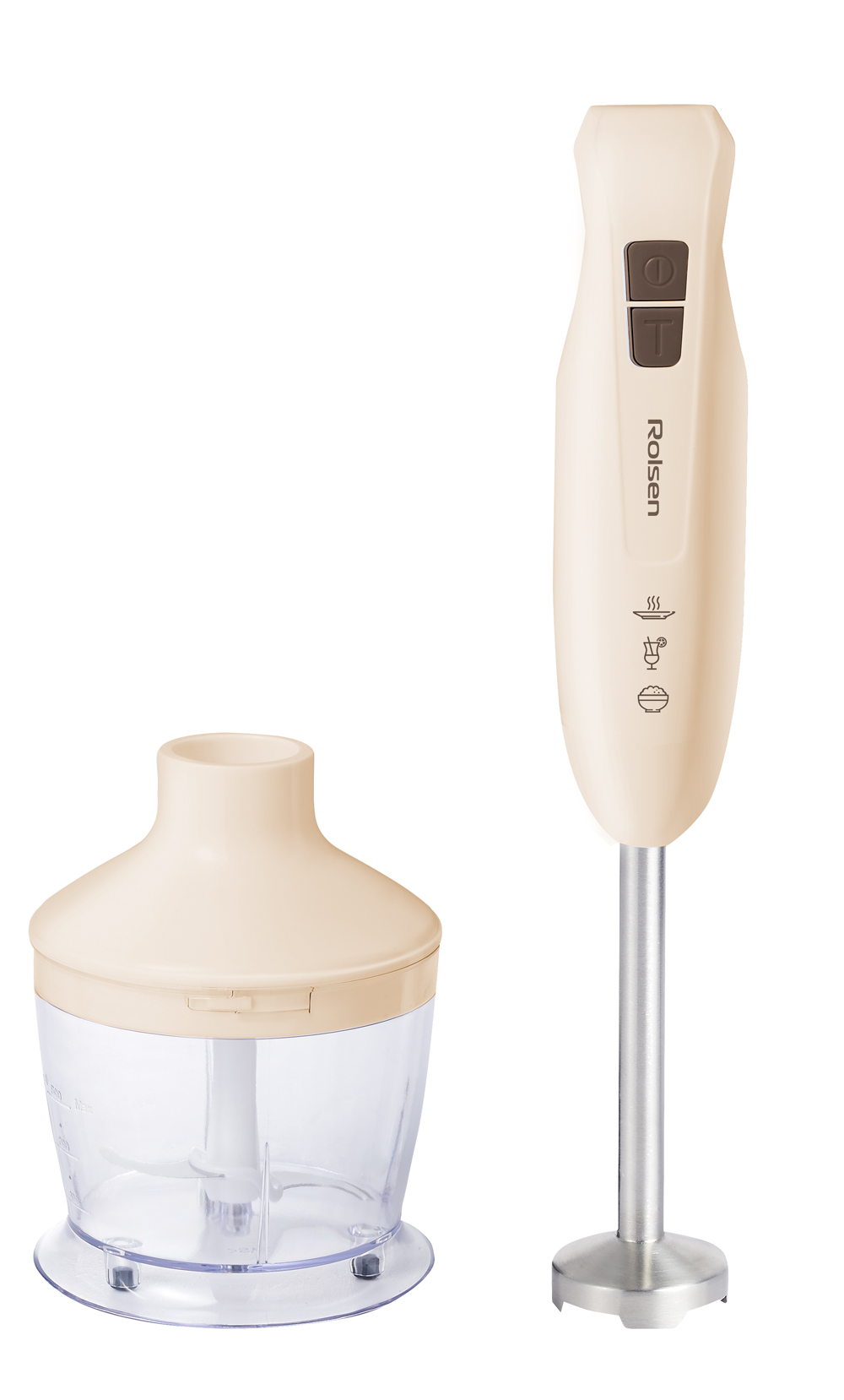 Блендер ROLSEN SM-310MC бежевый																		 — описание, фото, цены в интернет-магазине PT Stores