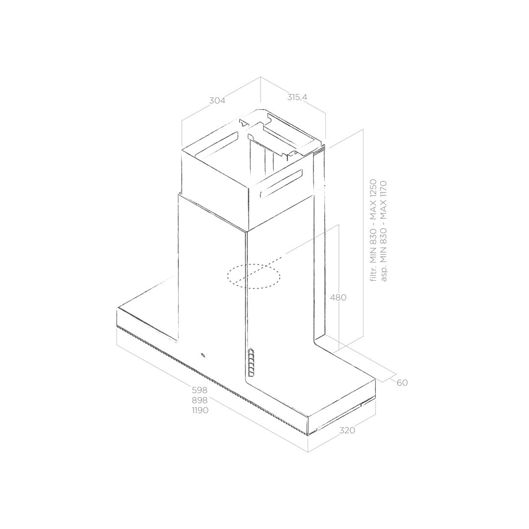 Купить Купольная вытяжка ELICA HAIKU BL/A/120 — Фото 4