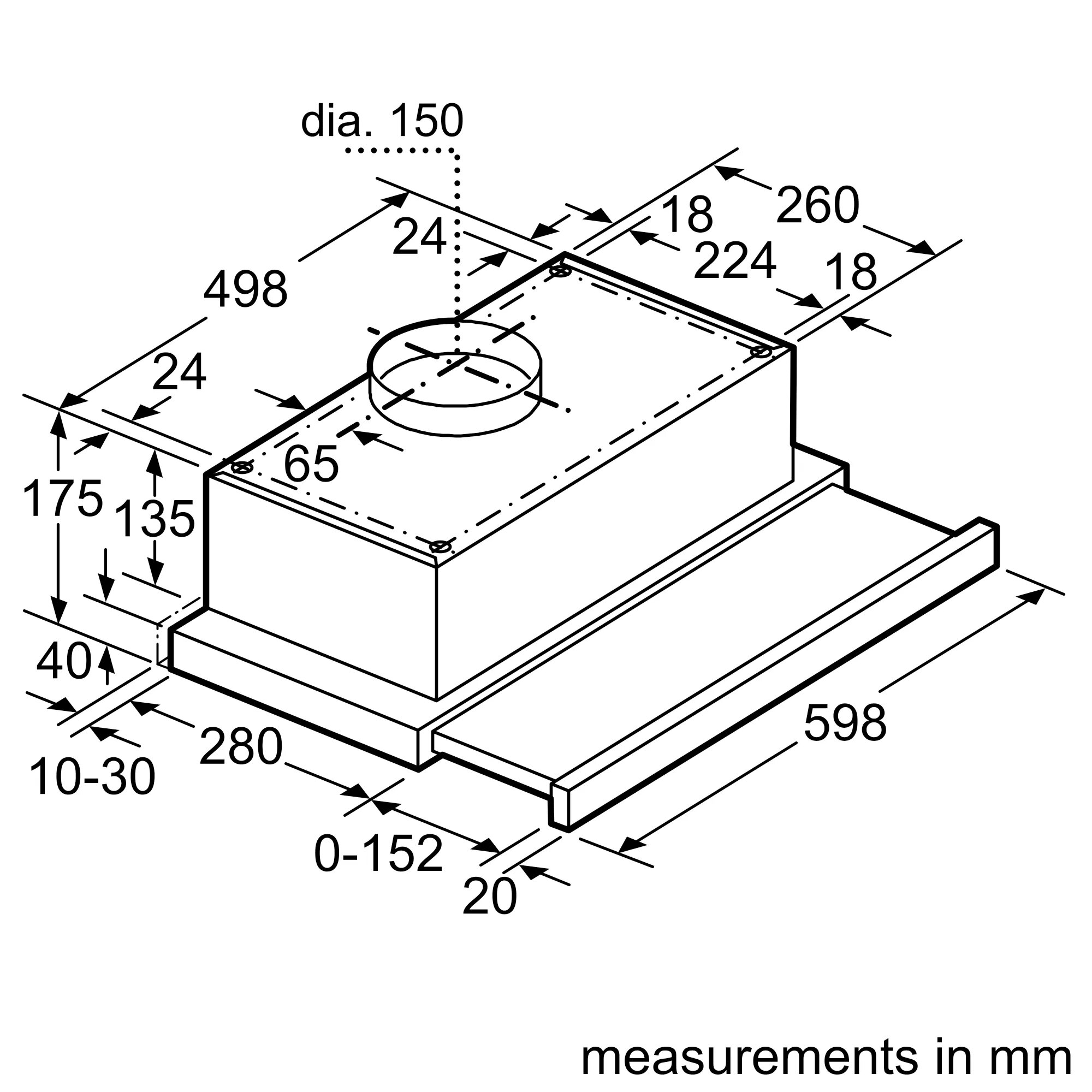 Купить Вытяжка встраиваемая Bosch DFT63CA20Q — Фото 2