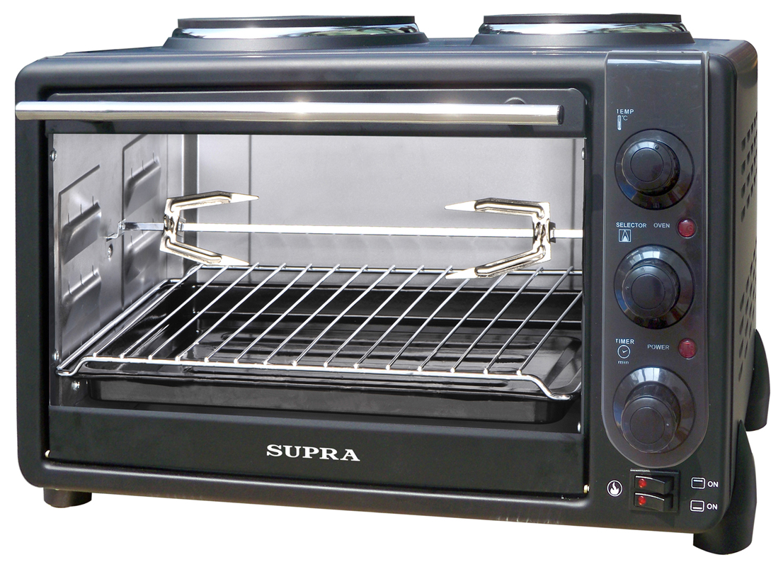 Мини-печь SUPRA MTS 342 black																		 — описание, фото, цены в интернет-магазине PT Stores