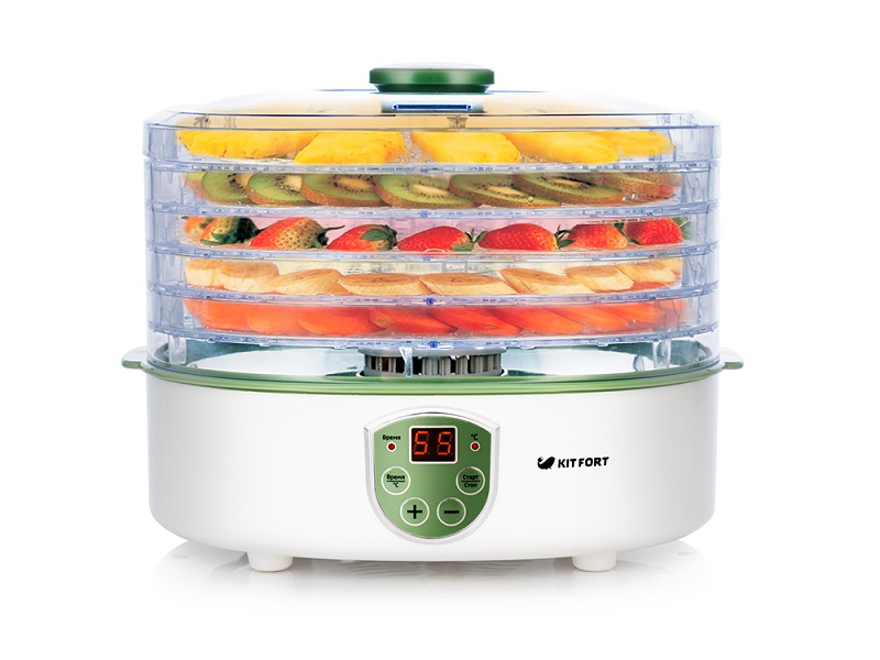 Сушилка для овощей и фруктов Kitfort KT-1902																		 — описание, фото, цены в интернет-магазине PT Stores