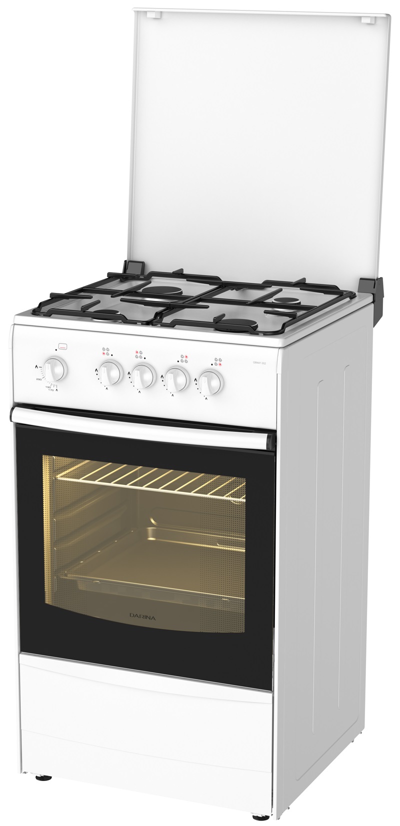 Газовая плита DARINA 1A GM 441 007 W																		 — описание, фото, цены в интернет-магазине PT Stores