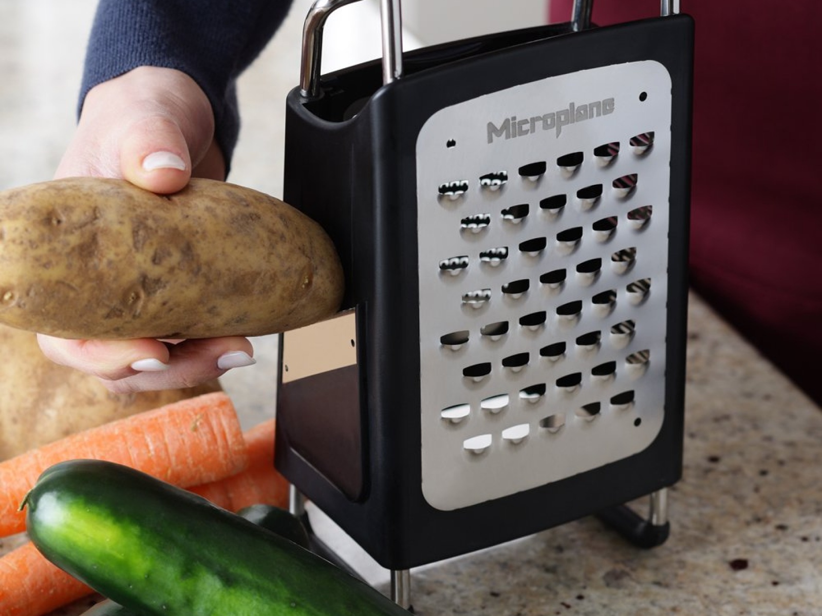 Купить  MICROPLANE Терка четырехсторонняя, цвет:черный — Фото 11