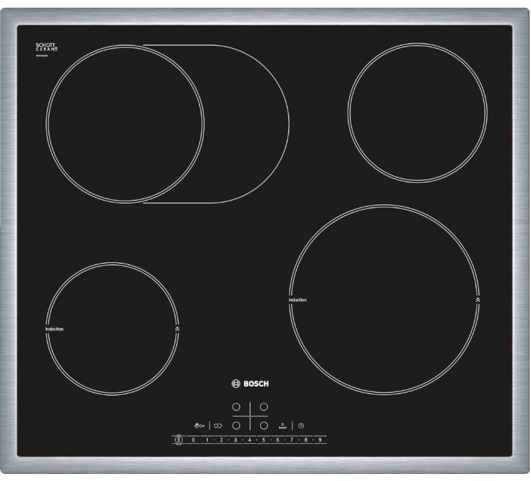 Индукционная варочная панель BOSCH PIC 645F17 E																		 — описание, фото, цены в интернет-магазине PT Stores