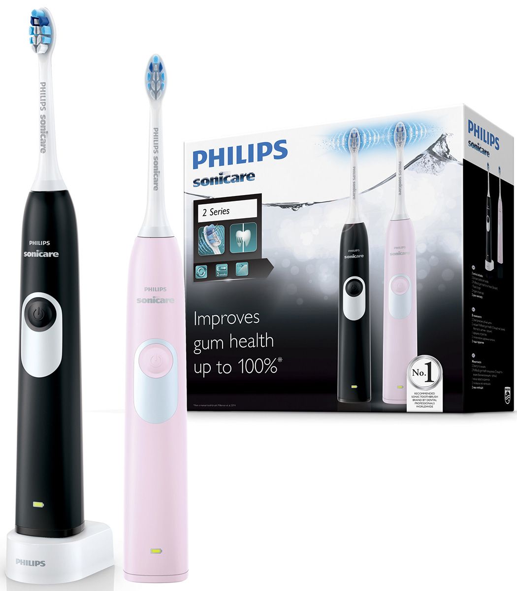 Купить  PHILIPS HX6232/41 черный и розовый — Фото 2