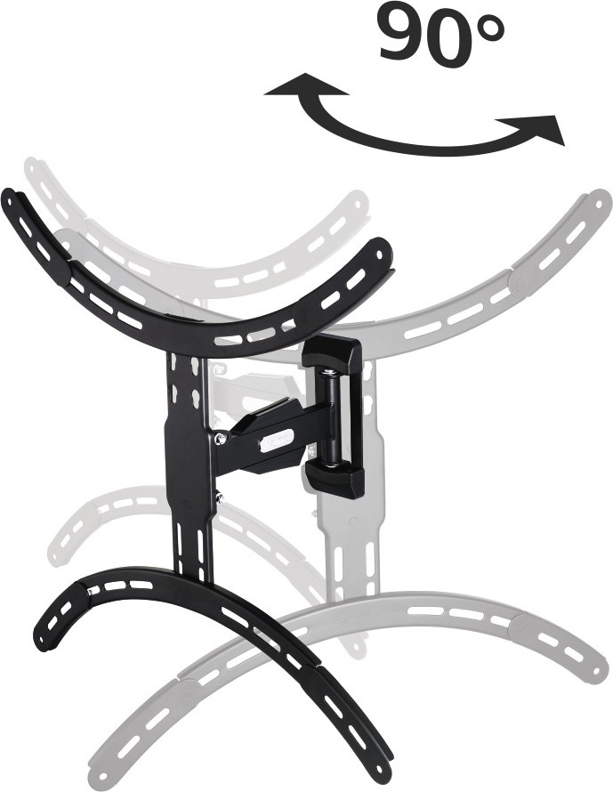 Кронштейн Hama Fullmotion H-118631 черный																		 — описание, фото, цены в интернет-магазине PT Stores