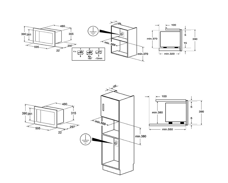 Купить Встраиваемая СВЧ печь SMEG FMI420S — Фото 2