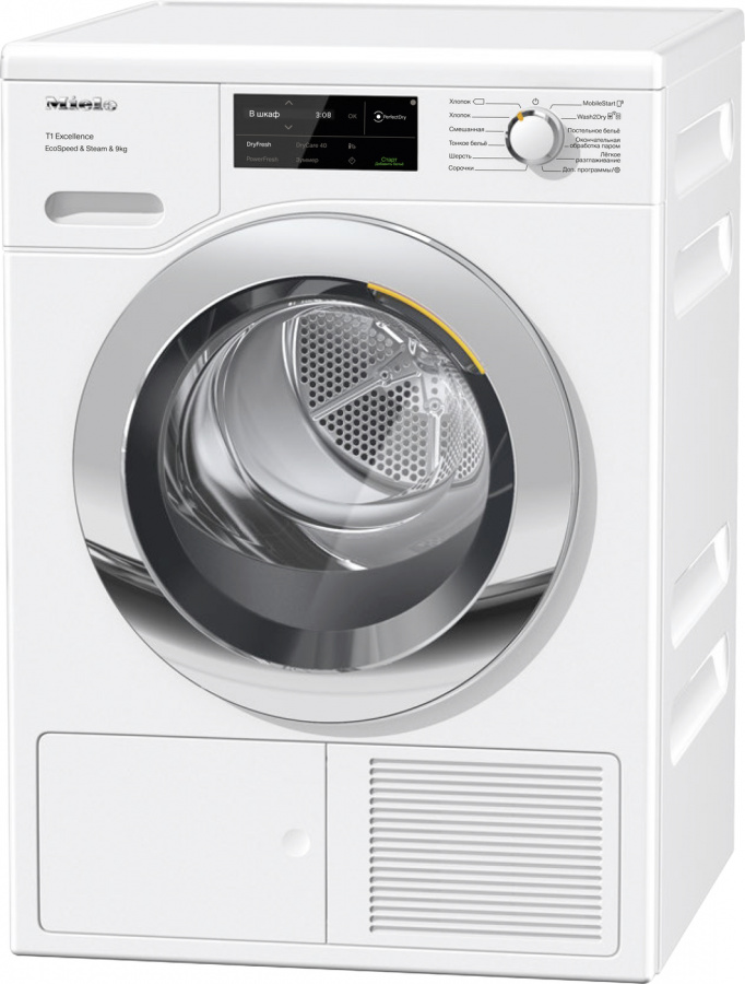 Сушильная машина Miele TEL785WP Chrome Edition																		 — описание, фото, цены в интернет-магазине PT Stores