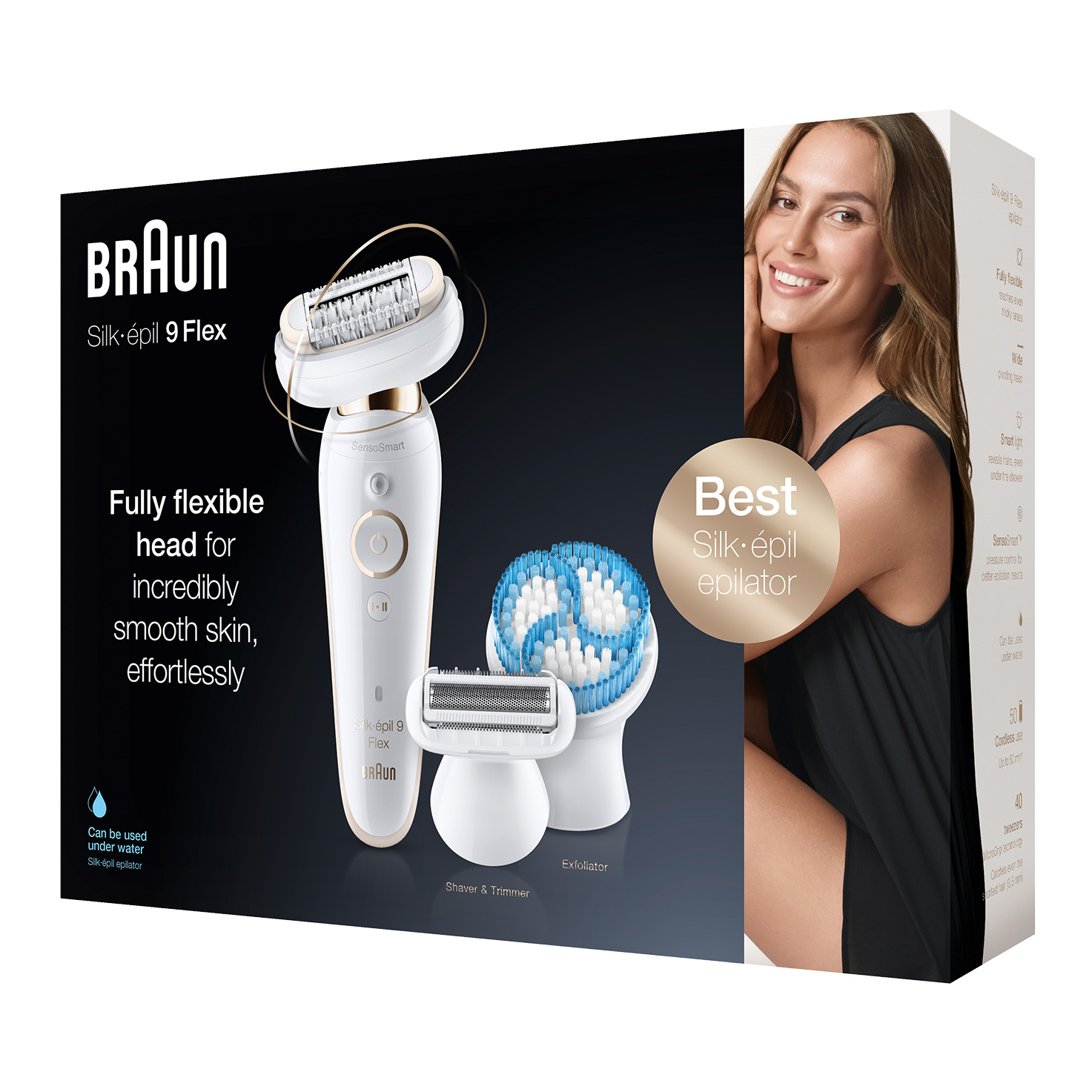 Купить Эпилятор BRAUN Silk-epil 9 Flex SES 9010 белый — Фото 5
