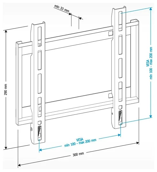 Купить Кронштейн HOLDER LCD-F2608-B черный — Фото 3