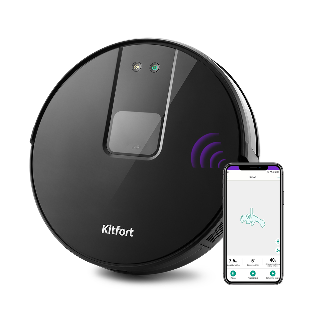 Робот-пылесос Kitfort KT-572																		 — описание, фото, цены в интернет-магазине PT Stores