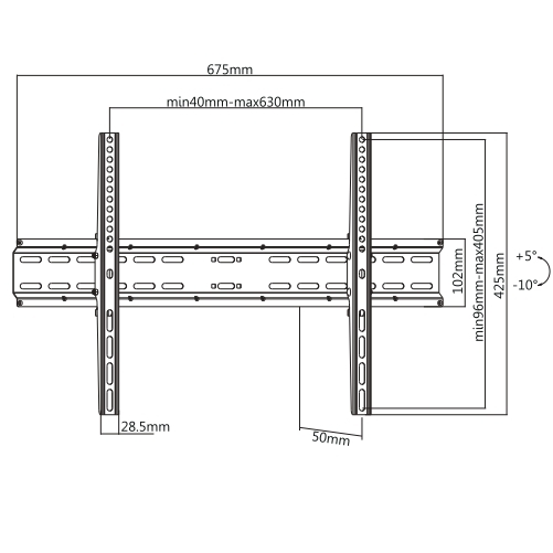 Купить Кронштейн ULTRAMOUNTS UM 835T черный — Фото 4