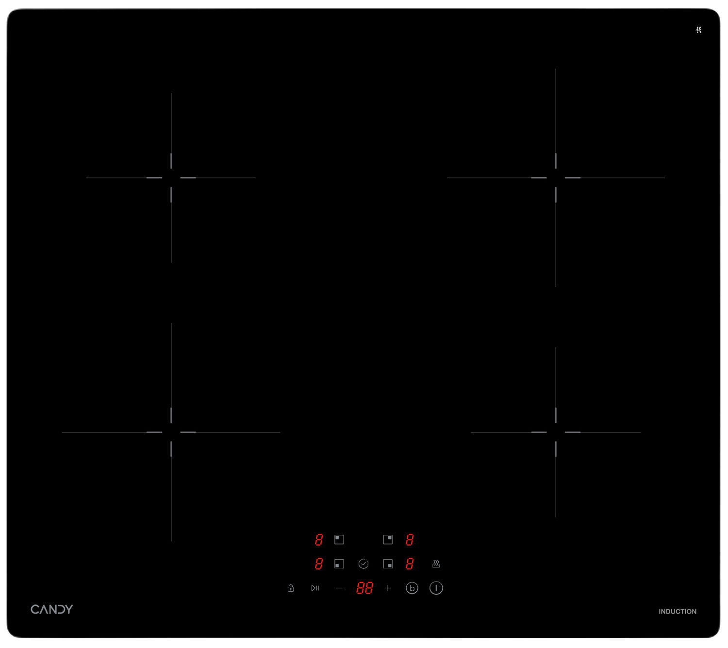 Электрическая варочная панель CANDY CHXY64NB																		 — описание, фото, цены в интернет-магазине PT Stores