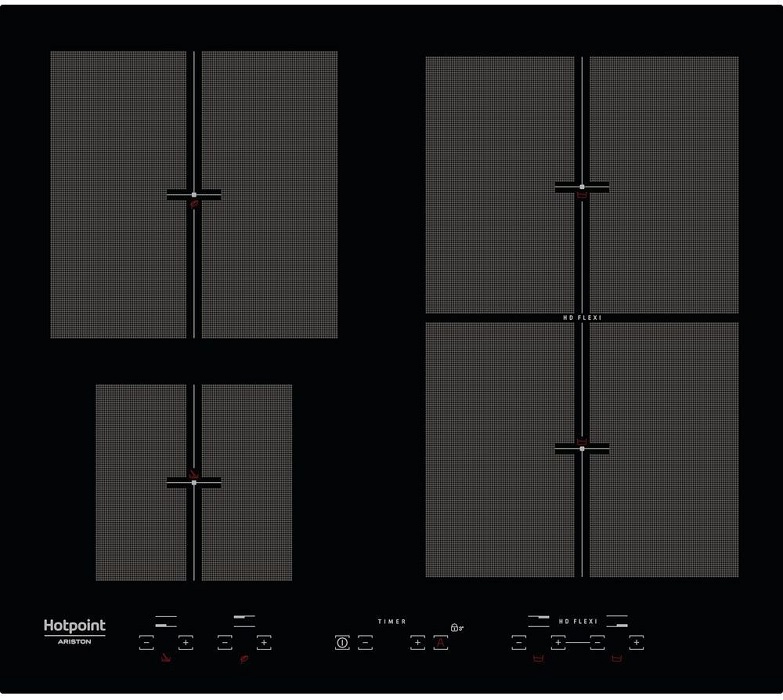 Индукционная варочная панель HOTPOINT-ARISTON KIT 641 F B																		 — описание, фото, цены в интернет-магазине PT Stores