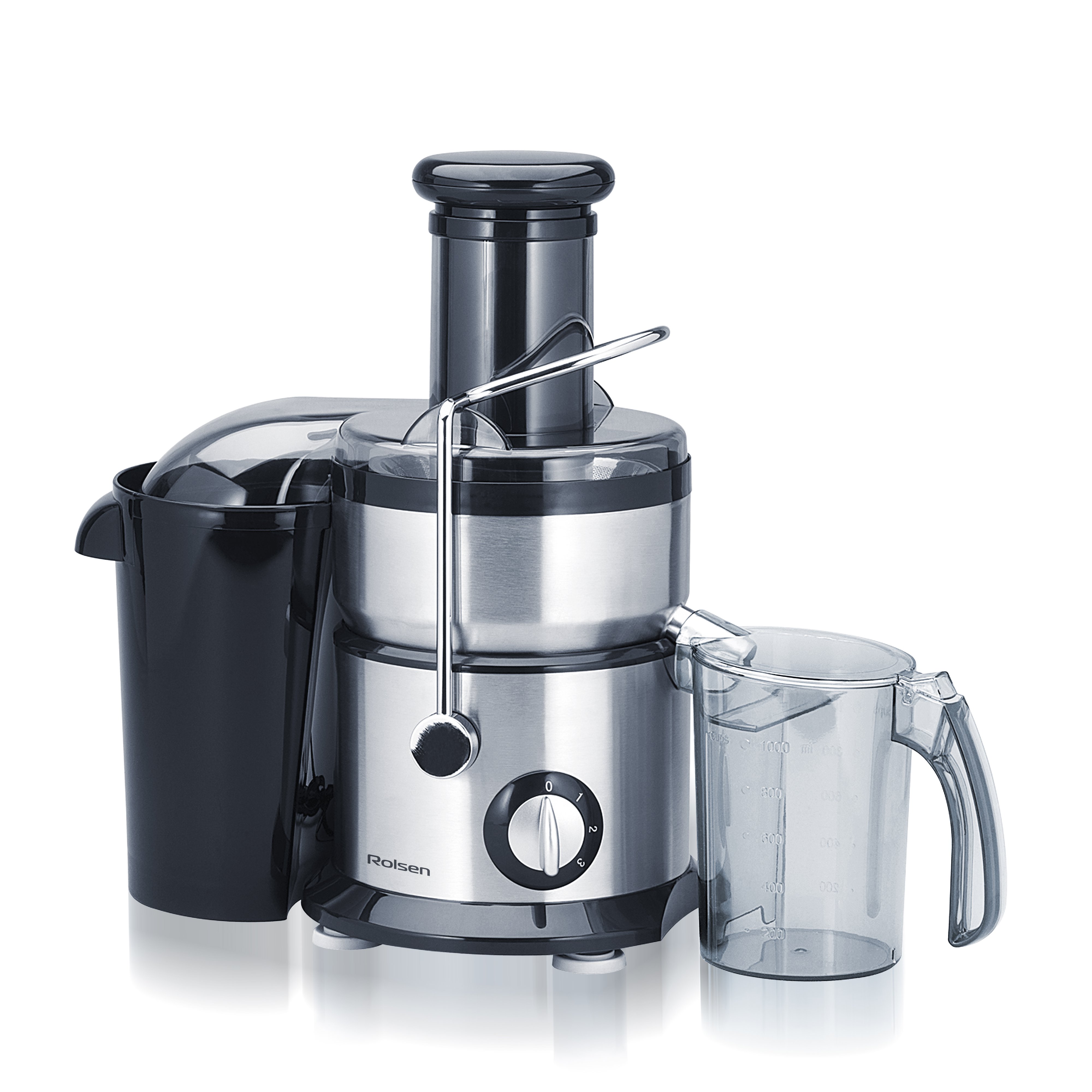 Соковыжималка ROLSEN RCJ-815M																		 — описание, фото, цены в интернет-магазине PT Stores