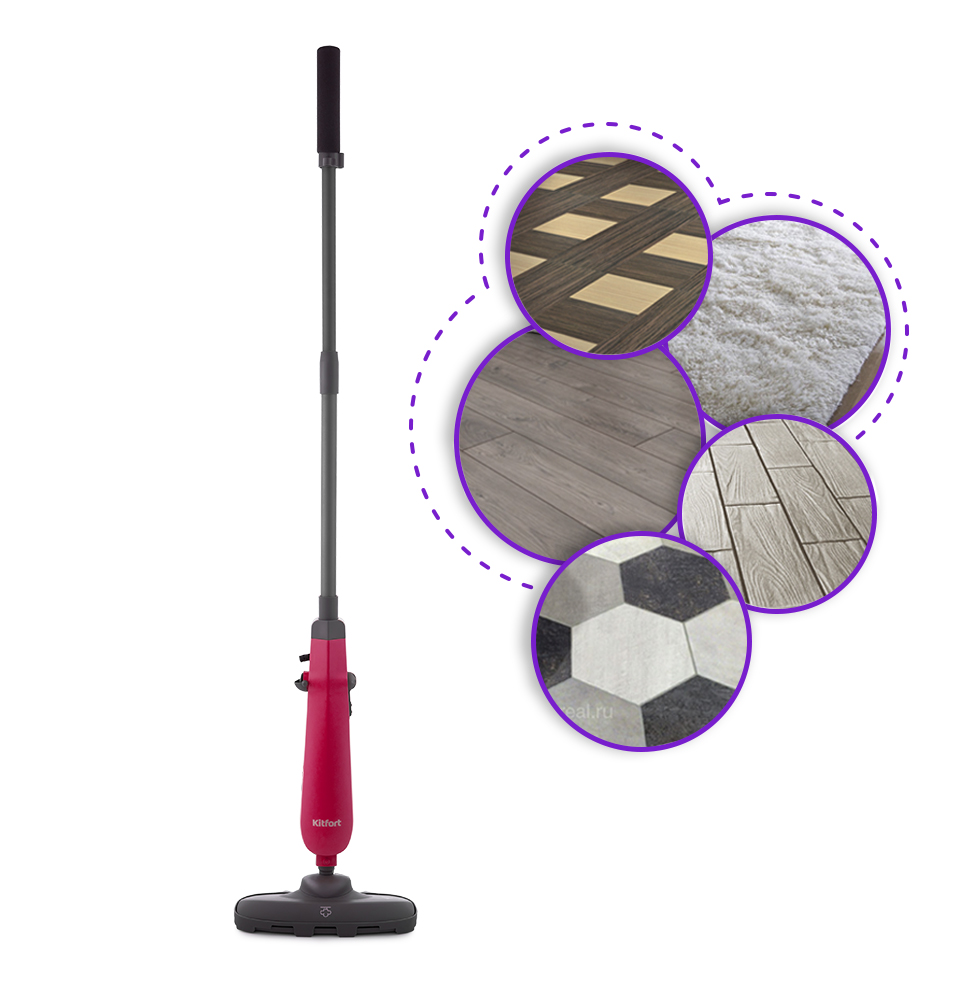 Купить Паровая швабра Kitfort KT-1011-1 — Фото 2