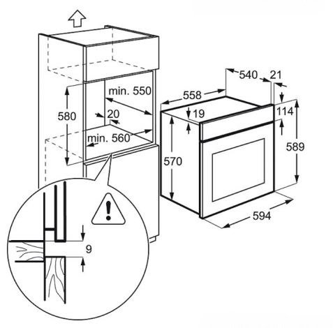 Купить Электрический духовой шкаф Electrolux EZB 52410 AK — Фото 2
