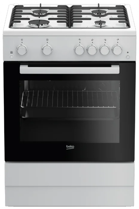 Газовая плита BEKO FSGT 62110 GW																		 — описание, фото, цены в интернет-магазине PT Stores