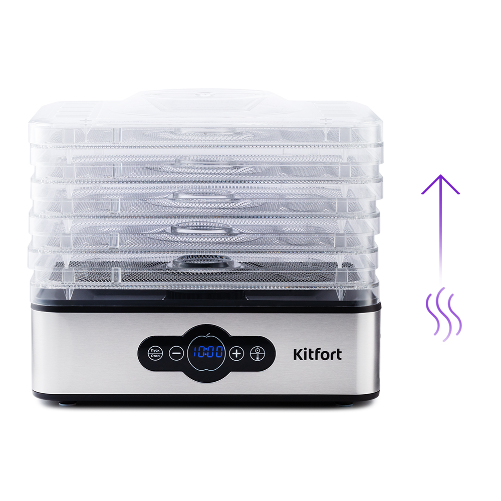 Купить Сушилка для овощей и фруктов Kitfort KT-1914 5 под — Фото 6
