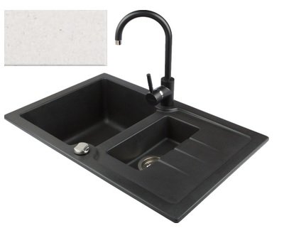 Мойка KUPPERSBERG MODENA 1,5B1D WHITE ALABASTER																		 — описание, фото, цены в интернет-магазине PT Stores