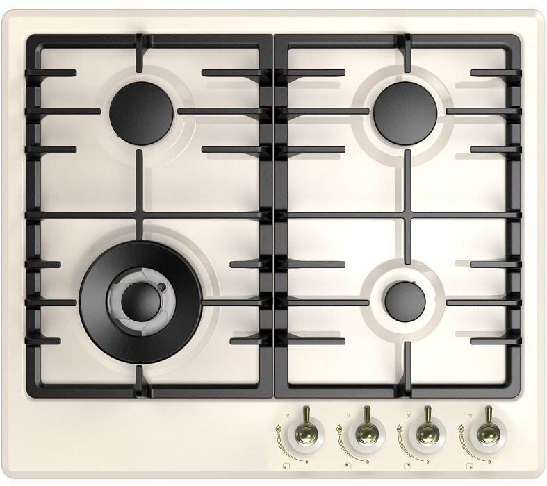 Газовая варочная панель Midea MG696TRI-B																		 — описание, фото, цены в интернет-магазине PT Stores