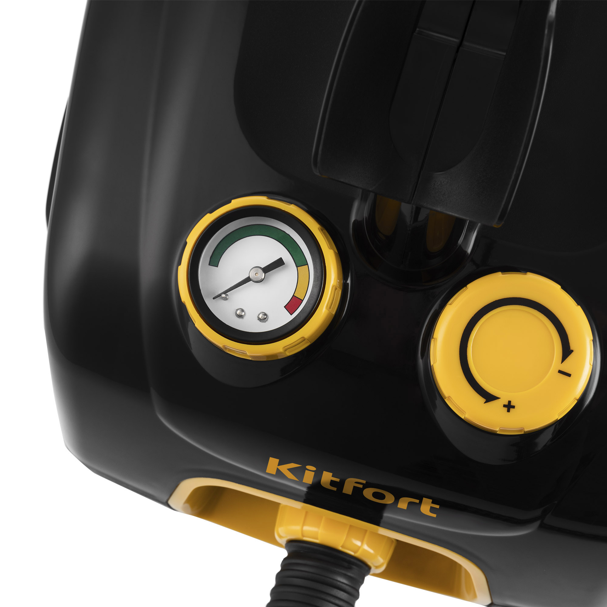 Купить Отпариватели и пароочистители Kitfort КТ-932 черный/оранжевый — Фото 6