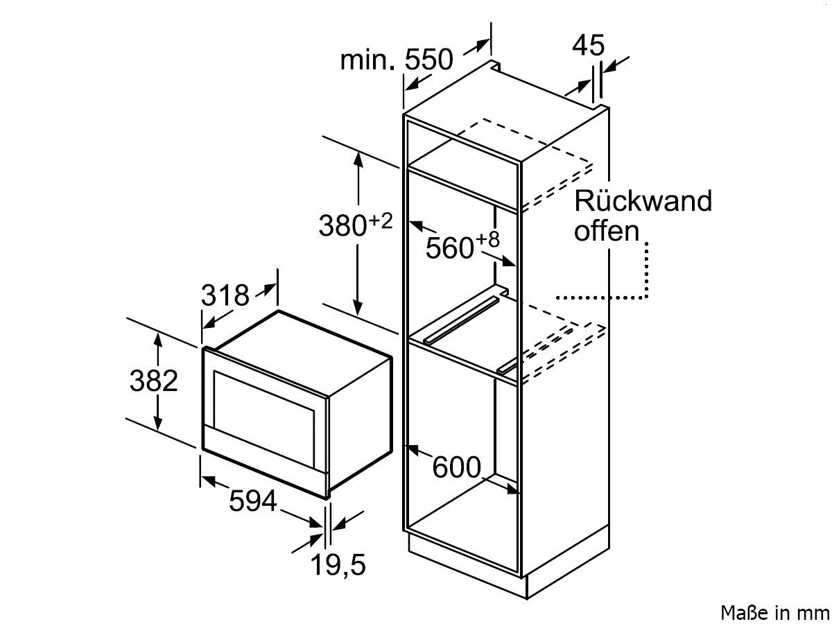 Купить Встраиваемая СВЧ печь BOSCH BFL 634GW1 — Фото 8
