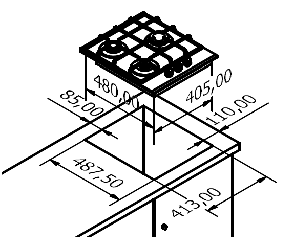 Купить Газовая варочная панель Monsher MHG 43 WG — Фото 4