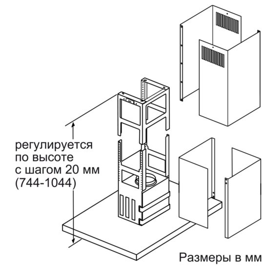 Купить Островная вытяжка SIEMENS LF 21BA582 — Фото 10
