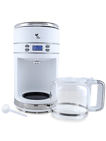 Купить Кофеварка Kitfort KT-704-1 белый — Фото 6