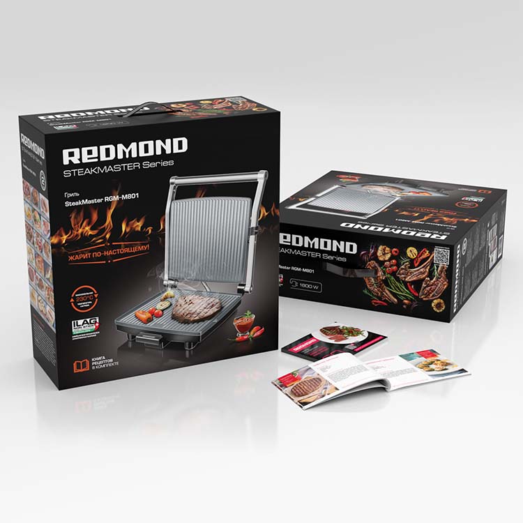 Купить Электрический гриль Redmond RGM-M801 — Фото 10