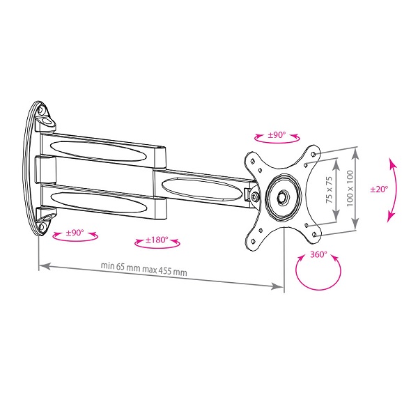 Купить Кронштейн Kromax TECHNO-11 — Фото 3