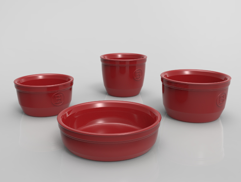 Купить  EMILE HENRY Рамекин №12 ,цвет: гранат — Фото 3