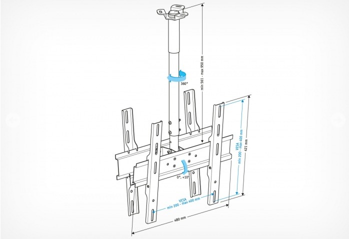 Купить Кронштейн HOLDER PR-102-B — Фото 3