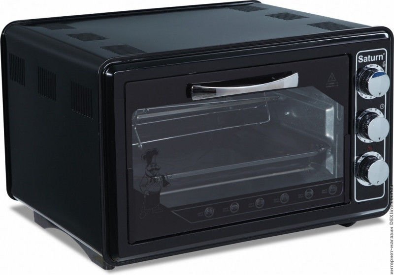 Мини-печь SATURN ST-EC 1075 Black																		 — описание, фото, цены в интернет-магазине PT Stores
