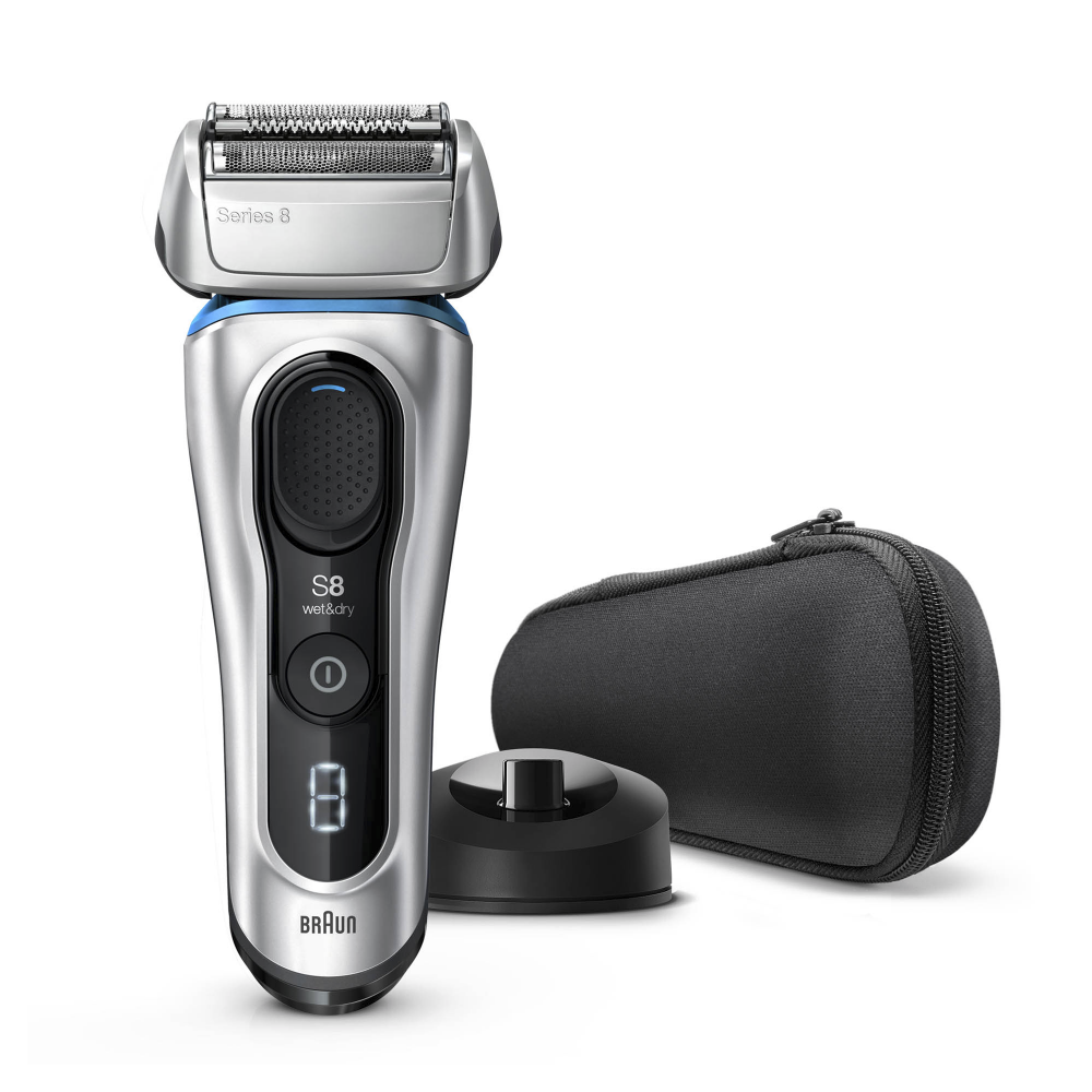 Электробритва BRAUN 8350s silver																		 — описание, фото, цены в интернет-магазине PT Stores