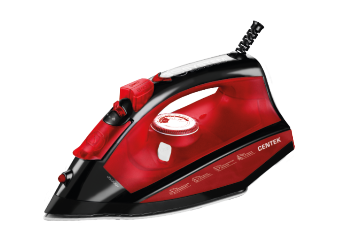 Утюг CENTEK CT-2355 Red																		 — описание, фото, цены в интернет-магазине PT Stores