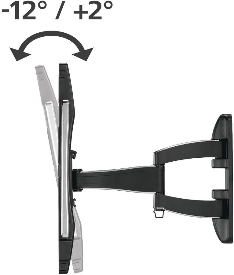 Купить Кронштейн Hama Fullmotion TV Premium черный 32"-65" — Фото 7