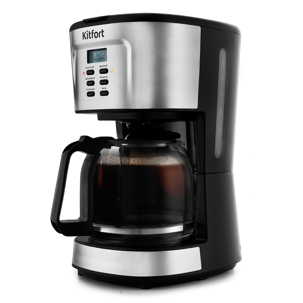 Кофеварка Kitfort KT-727																		 — описание, фото, цены в интернет-магазине PT Stores