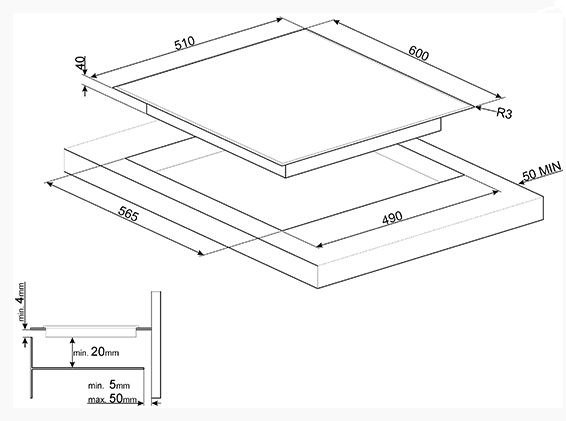 Купить Электрическая варочная панель SMEG SE363ETB — Фото 2