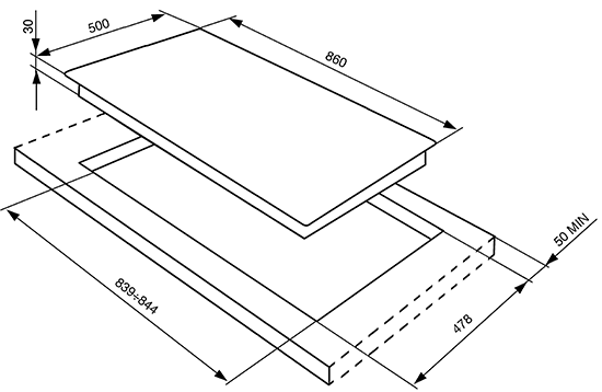 Купить Газовая варочная панель SMEG SPR896AGH — Фото 2